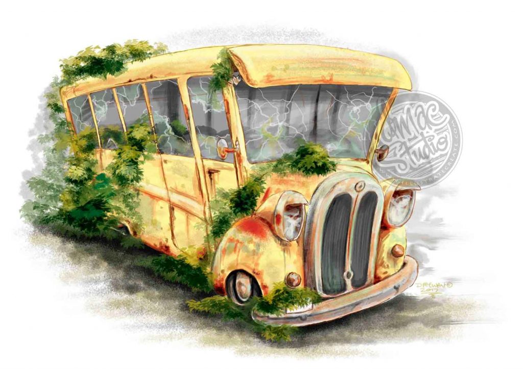 Film Concept art bus
