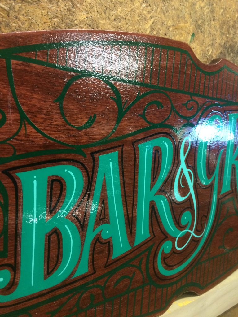 Bar and Grill Tauranga Man Cave signs